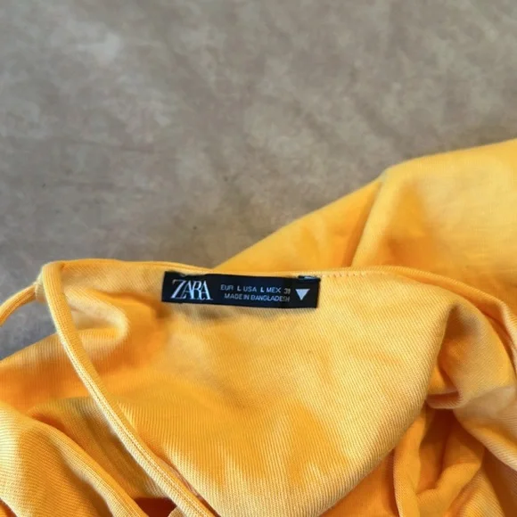 Zara orange maxi dress - Picture 3 of 5